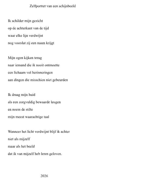 Zelfportret van een schijnbeeld